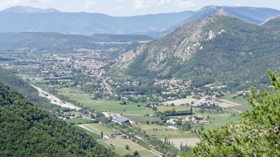 La vue sur Veynes