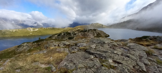 Lac Noir à gauche et Besson à droite