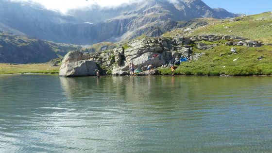 lac  a coté du refuge