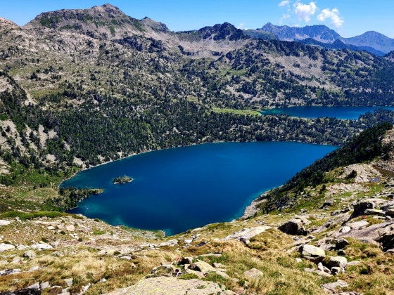 Lac Aubert en descendant du Néouvielle
