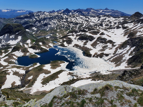 Lac Bersau depuis le Pic de Larry