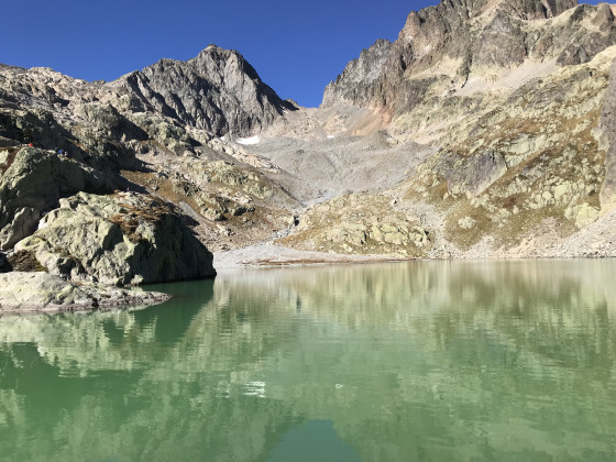 Lac Blanc et Aiguille du Belvédère