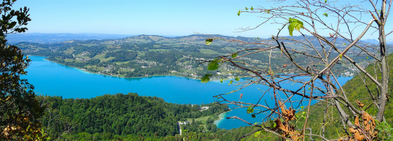 Lac d'Aiguebelette, partie nord.