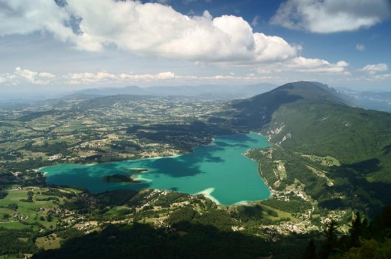 Lac d\'Aiguebelette vu du Mont Grêle