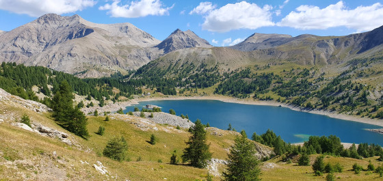 Lac d\'Allos, en montant vers le col