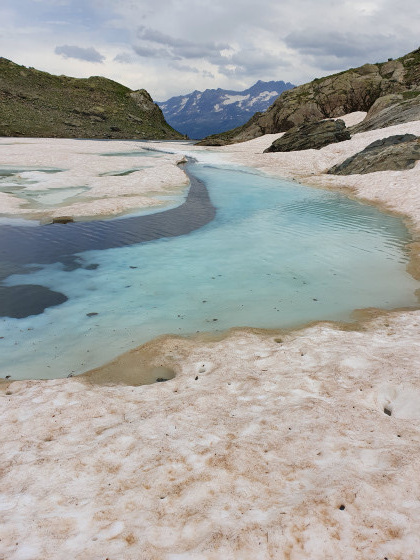 Lac de Belledone ambiance glaciaire