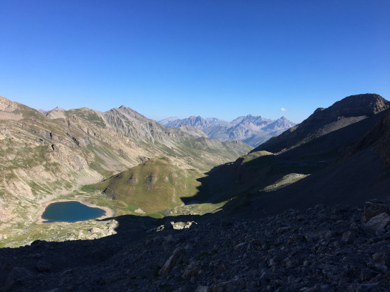 Lac de Derrière la Croix depuis le Pas de la Cavale