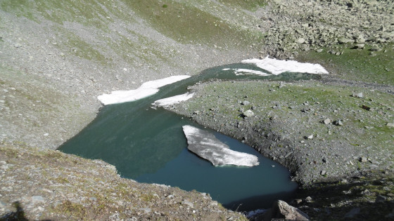 Lac de la fonte des neiges
