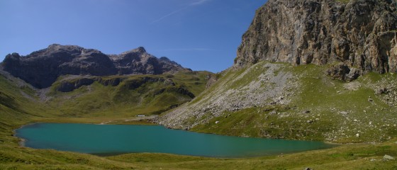 Lac de la Plagne en panoramique