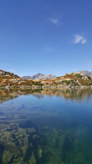 Lac de Pétarel, début septembre 2023