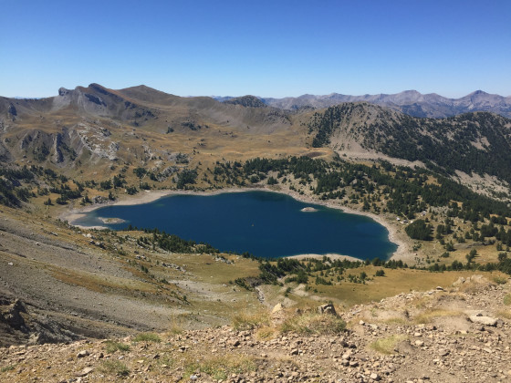 Lac des garrets lac d’Allos