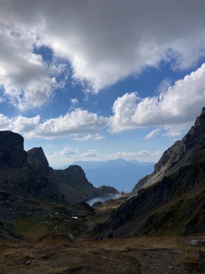 Lac du Crozet depuis le Col de la Pra