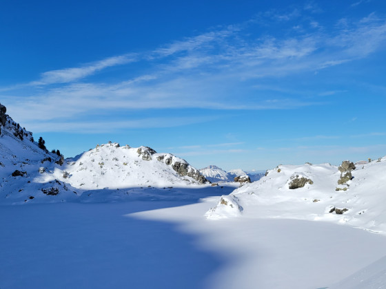Lac du Crozet gelé