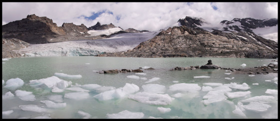 Lac et glacier du Grand Méan