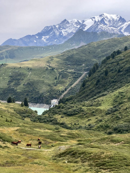 Lac Girotte et Mont Blanc