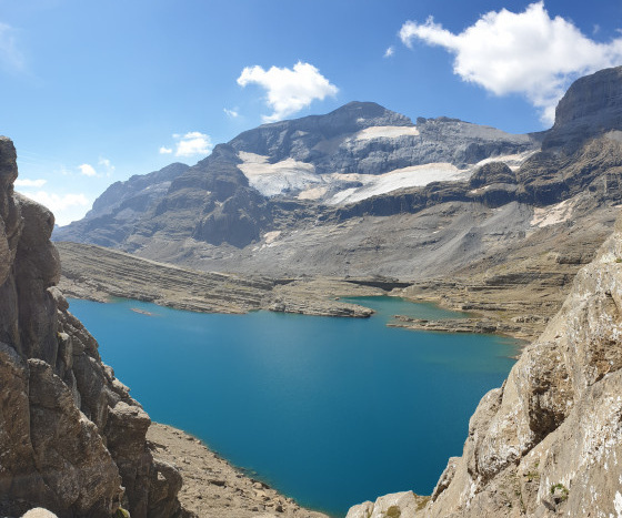 Lac Glacé du Marboré depuis Tuquerouye