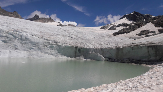 Lac glacière en Aout
