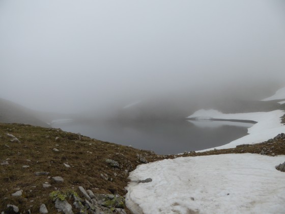 Lac Lauzon sous le brouillard