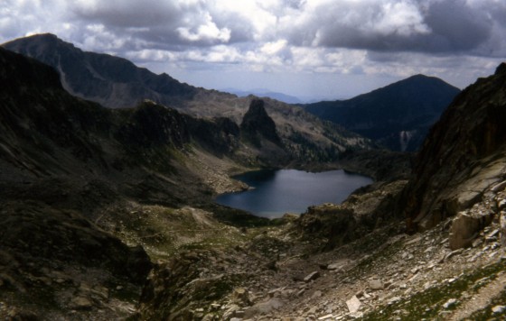 Lac Nègre vu de la montée au Pas de Tréfouns
