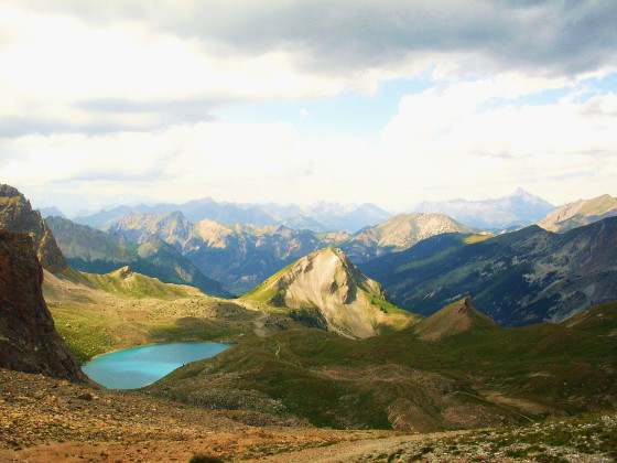Lac Sainte-Anne vue du Col Girardin