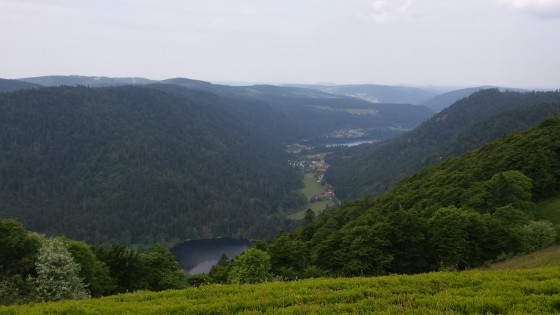 Lacs de Retournemer et Longemer vu du Haut Gazon