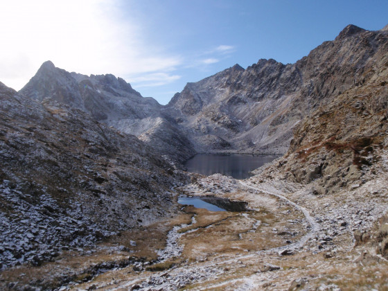 Lago Soprano della Sella et le Colle di Valmiana