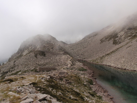 Lago sott. di Fremamorta et ruine militaire