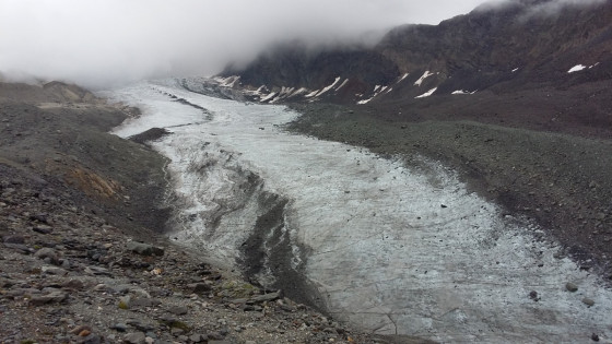 Langue principale du glacier de Gebroulaz