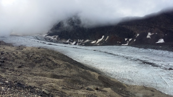 Langue principale du glacier de Gebroulaz