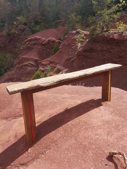 Le banc du bout du monde au Pla de la Muga