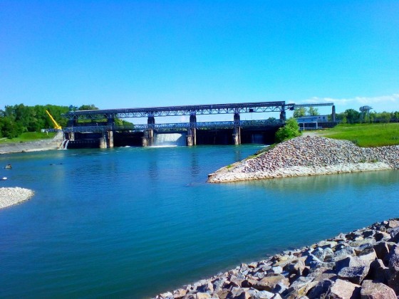 Le barrage de Kembs