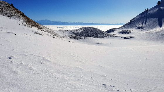 Mer de nuage sur la bassin Lémanique