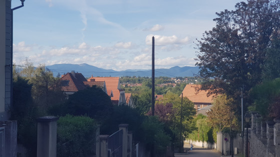 Vue sur les Vosges depuis la Rue des Carrières