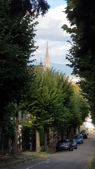 Vue depuis le sommet de la Rue Elisabeth