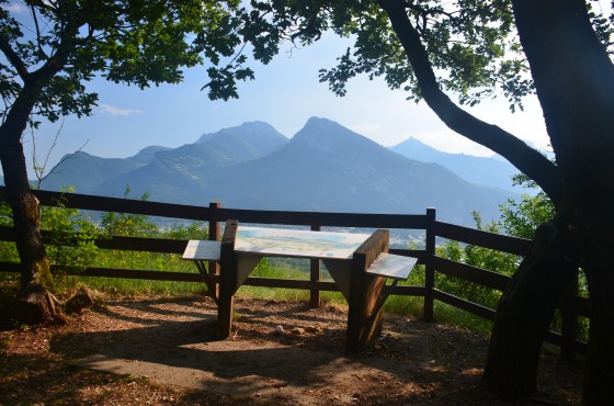 le belvédère avec vue sur la Chartreuse