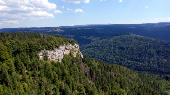 Le belvédère de la Cendrée