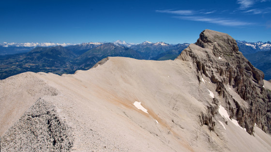 Le Bonnet de l'Évêque vu de la Tête de la Cavale
