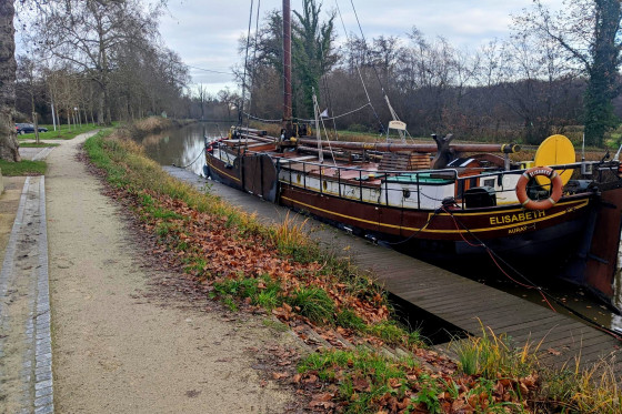 Le Canal d\'Ille et Rance au centre de Betton