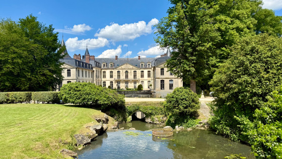 Le ch&acirc;teau d'Ermenonville