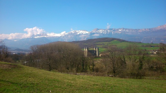 le château de Bon Repos et le Vercors