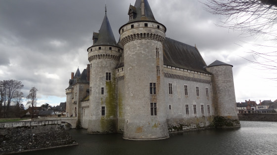 Le château de Sully au départ de la randonnée