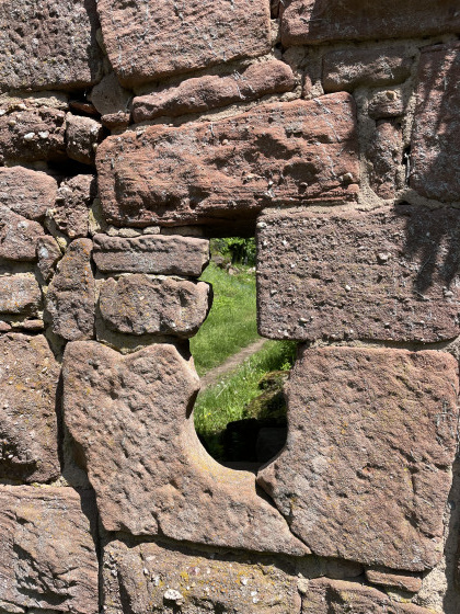 Le château vu depuis La Chapelle