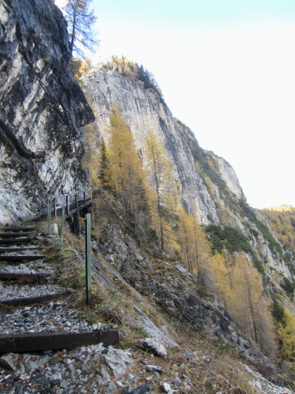 La chapelle "Prinz Heinrich" et la cascade (Tyrol oriental)