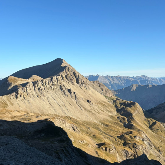 Le Cimet depuis le Pas de la Grande Barre