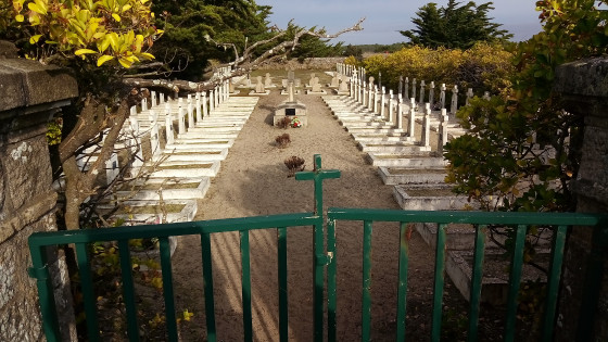 Le cimetière d'enfants sur la dune