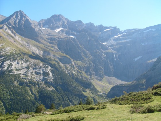 le cirque de Gavarnie vu depuis le plateau de Bellevue