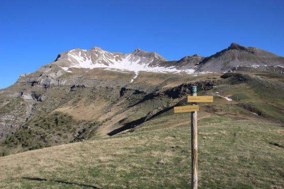 Le cirque de la pointe sud de la Vénasque et soleil Boeuf