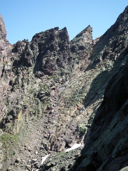 Le cirque de la solitude sur le GR20 en Corse