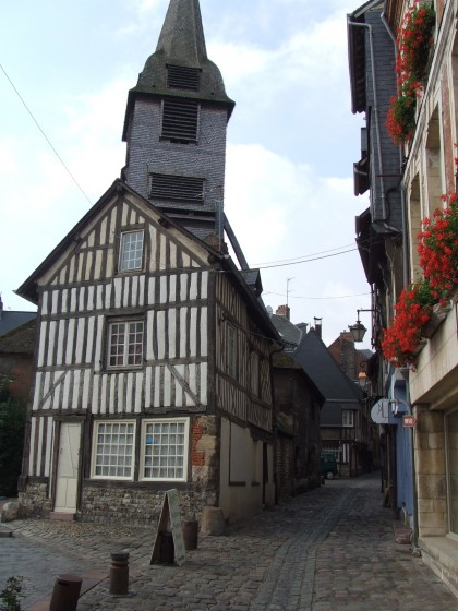 Le clocher de l\'église Sainte-Catherine de Honfleur