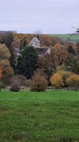 Le clocher du village voisin de Franqueville